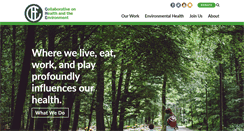 Desktop Screenshot of healthandenvironment.org